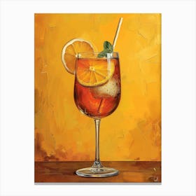 Aperol Spritz Orange 15 Canvas Print