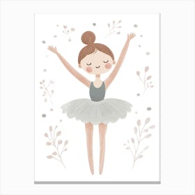 Little ballerina Canvas Print