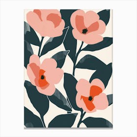 Pink Flowers 20 Canvas Print