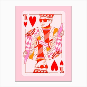 King Of Hearts 1 Canvas Print