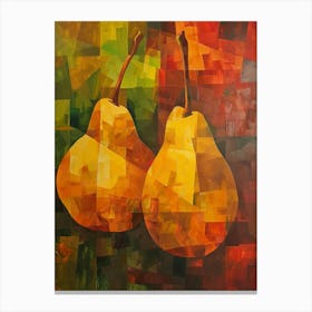 Two Pears 9 Canvas Print