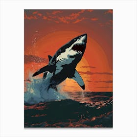 Great White Shark Canvas Print