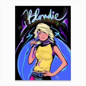 Blondie World Canvas Print