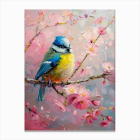 Bird On A Branch 25 Canvas Print