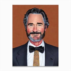 Kevin Kline Illustration Movies Canvas Print