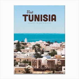 Visit Tunisia Canvas Print