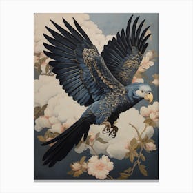 Parrot 4 Gold Detail Painting Canvas Print