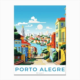 Brazil Porto Alegre Travel Canvas Print