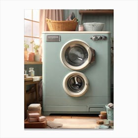 Vintage Washing Machine 1 Canvas Print