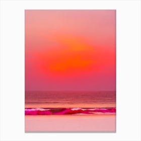 Clearwater Beach, Florida Pink Beach Canvas Print