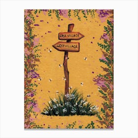 Countryside Post Canvas Print