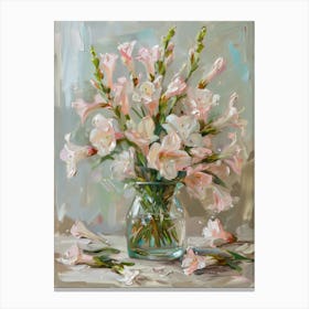 A World Of Flowers Freesia 4 Painting Canvas Print