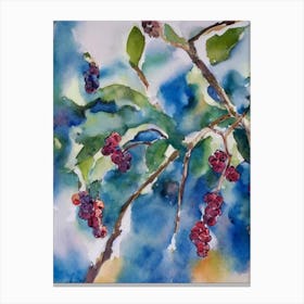 Mulberry 1 Classic Fruit Canvas Print