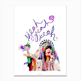 Yeah Yeah Yeahs Karen O Illustration Canvas Print