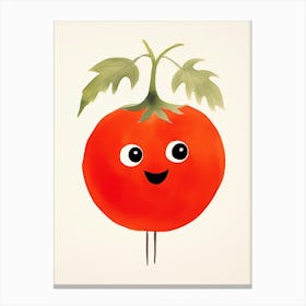 Friendly Kids Tomato 1 Canvas Print