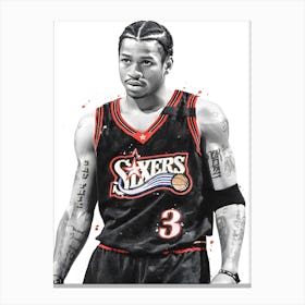 Allen Iverson Philadelphia 76ers Canvas Print