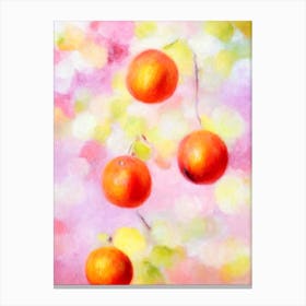 Orange 3 Painting Fruit Canvas Print