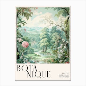 Botanique Fantasy Gardens Of The World 42 Canvas Print