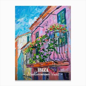 Mediterranean Views Ibiza 1 Canvas Print