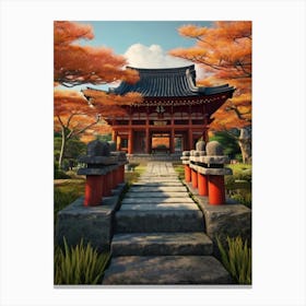 Asian Pagoda Canvas Print