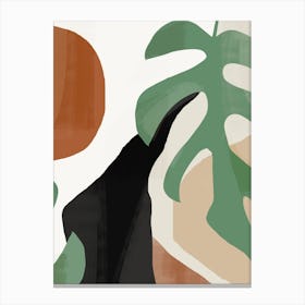 Abstract Leaves 2 Canvas Print