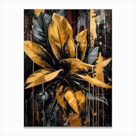 Gold Leaf 30 Canvas Print