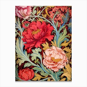 Morris Flower Canvas Print