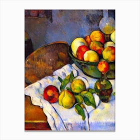 Water Chestnuts 2 Cezanne Style vegetable Canvas Print