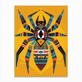 Aztec Spider 1 Canvas Print