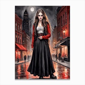 City Goth Canvas Print