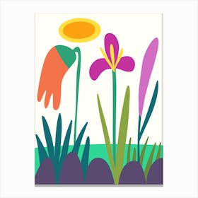 Flower Trio Canvas Print