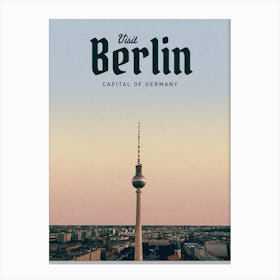 Berlin Capital Of Germany Canvas Print