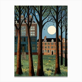 William Morris House In The Woods Canvas Print