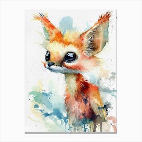 Little Fox Canvas Print