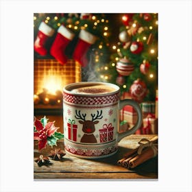 Christmas Mug Canvas Print