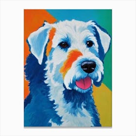 Lakeland Terrier Fauvist Style dog Canvas Print