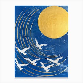 Birds In Flight 3 Canvas Print