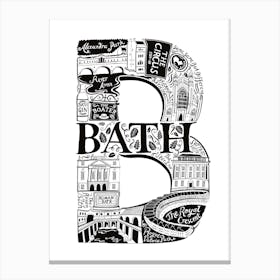 Bath Canvas Print