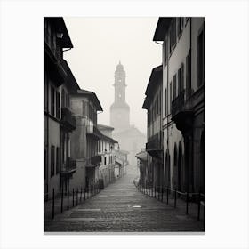 Bergamo, Italy,  Black And White Analogue Photography  2 Canvas Print