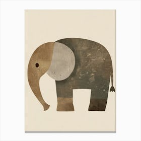 Elephant Print Canvas Print