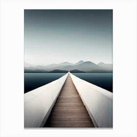 Bridge To The Sea Canvas Print