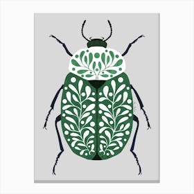 Leaves Beetle Canvas Print