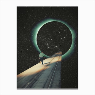 Escaping Into The Void Canvas Print