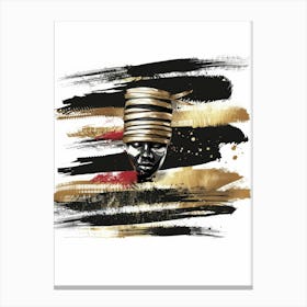 African Head 1 Canvas Print