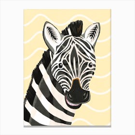 Ziggy The Zebra Canvas Print