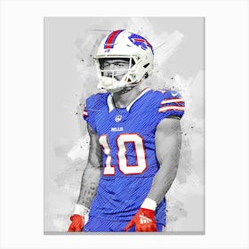 Khalil Shakir Buffalo Bills Canvas Print