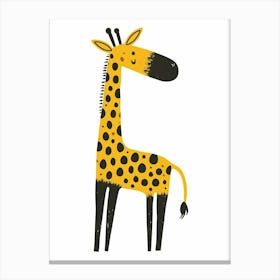Yellow Giraffe 2 Canvas Print