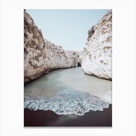 Papafragas Cave Beach, Milos Canvas Print