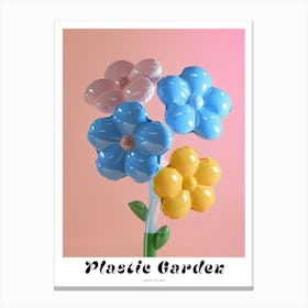 Dreamy Inflatable Flowers Poster Forget Me Not 4 Canvas Print