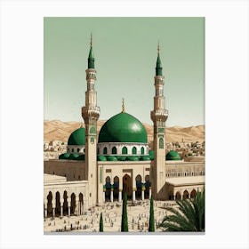 Islamic Mosque Canvas Print